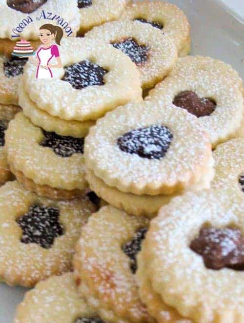 Almond Linzer Cookies With Assorted Fillings