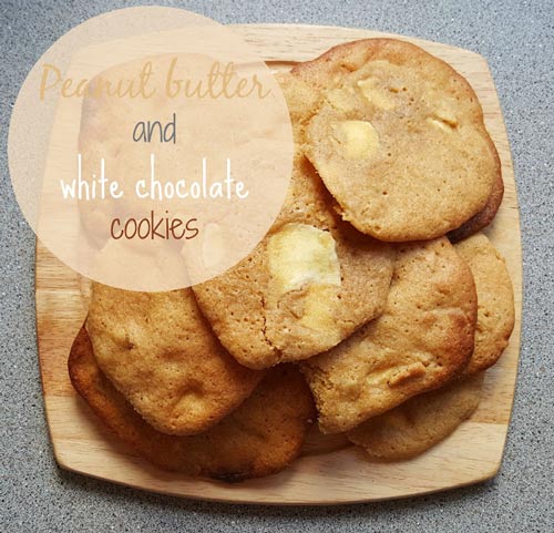 Peanut Butter & White Chocolate Cookies