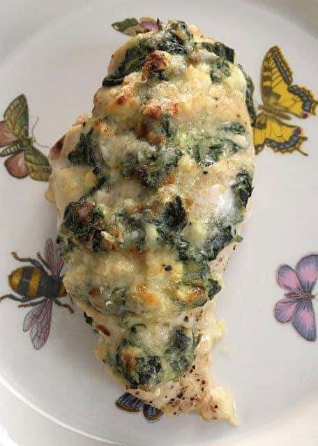 Spinach & Four Cheese Hasselback Chicken