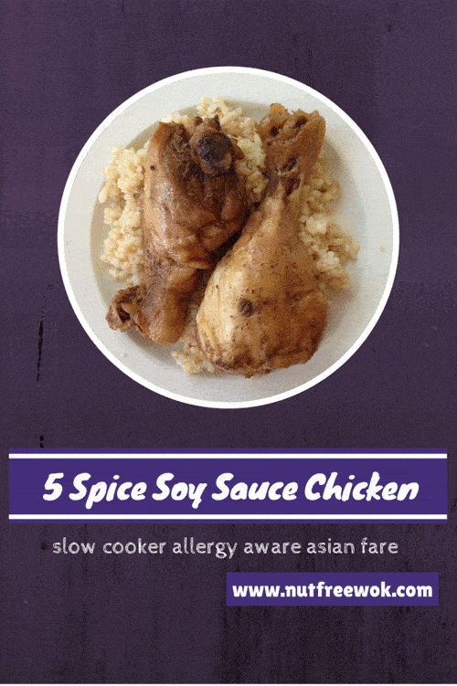 5 Spice Soy Sauce Chicken Drumsticks, a Slow Cooker Recipe
