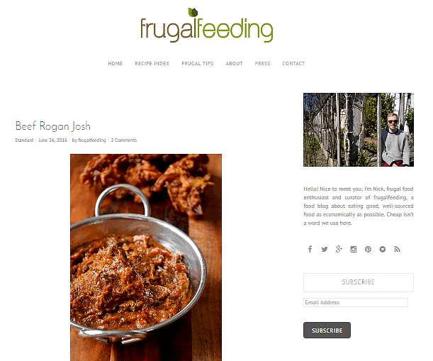 Frugal Feeding