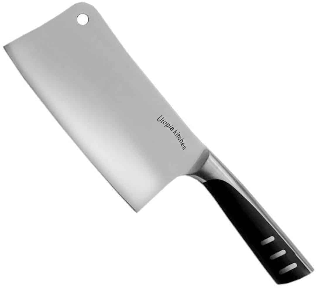 Utopia Kitchen 7-Inch Stainless Steel Butcher Knife