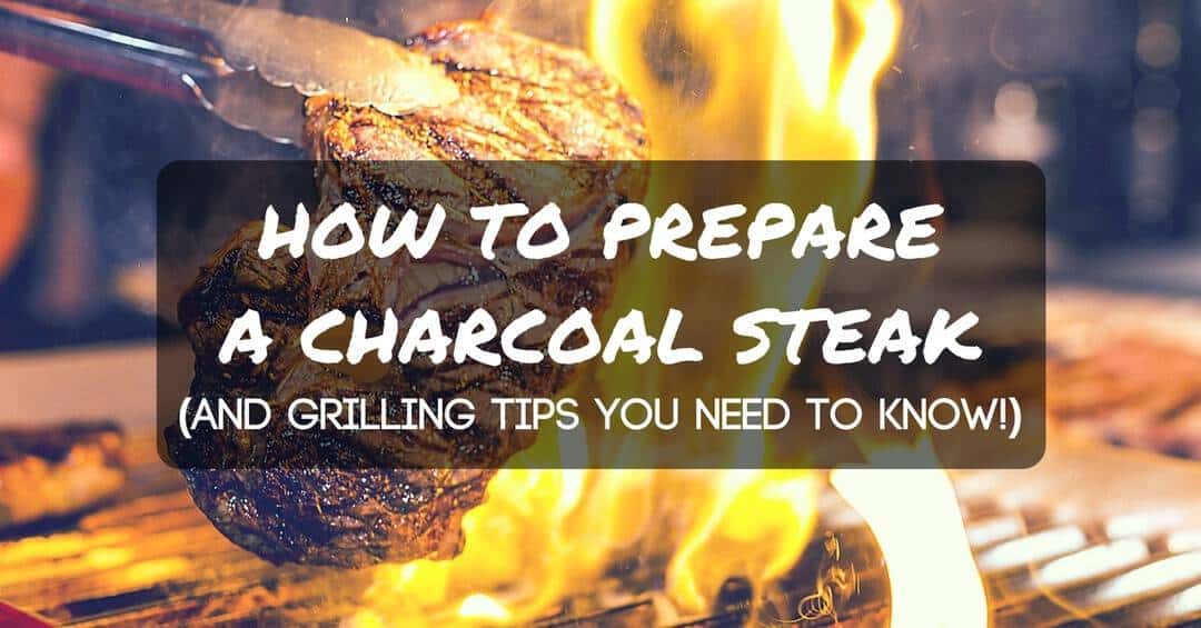 charcoal steak