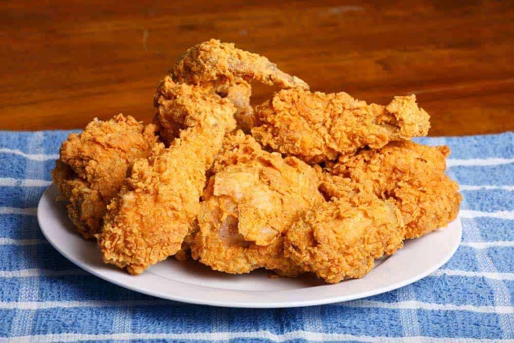 How to reheat fried chicken method 1