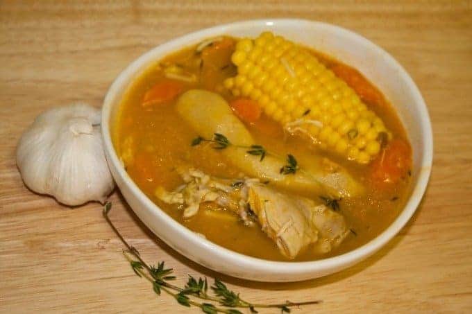Cook jamaican chicken soup