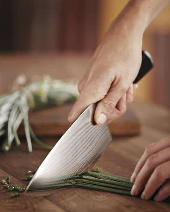 sharpening my Shun knife