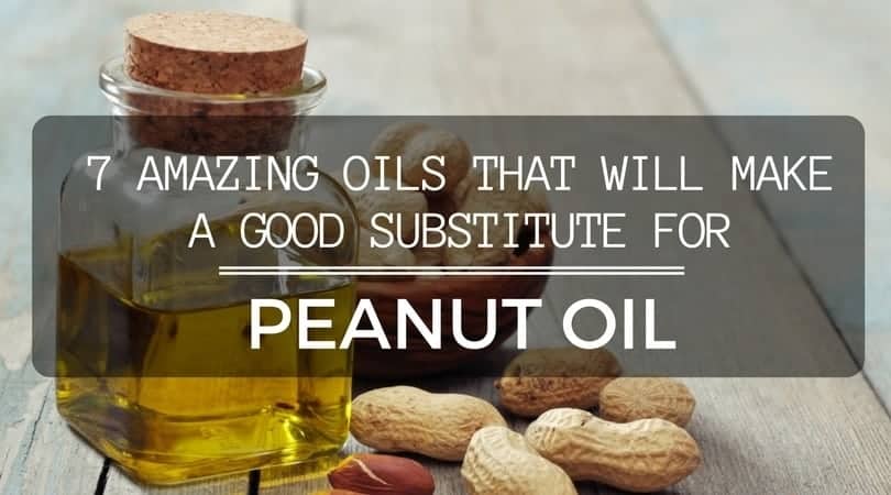 Substitute for peanut oil