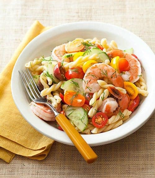 Shrimp, Lemon & Gemelli Party Pasta Salad
