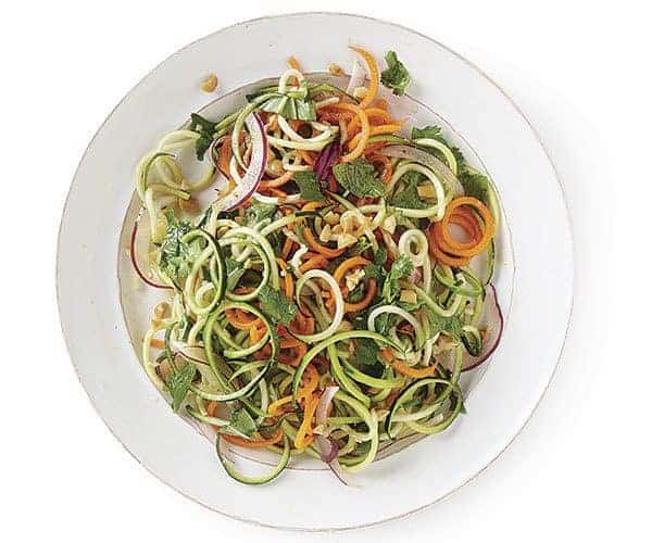 Vietnamese Zoodle Salad with Fragrant Herbs and Roasted Peanuts