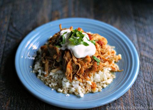 Slow Cooker Salsa Chicken (Low Carb & Paleo)