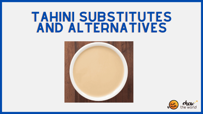 Tahini Substitutes and Alternatives